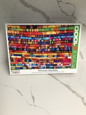 Eurographics 1000 pc Jigsaw Puzzle Peruvian Blankets
